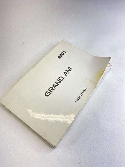 2005 PONTIAC GRAND AM SEDAN OWNER'S OWNERS MANUAL GUIDE BOOK OEM