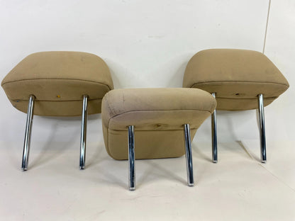 2011-2014 HYUNDAI SONATA REAR LEFT RIGHT & CENTER SEAT HEADREST HEAD REST SET 3