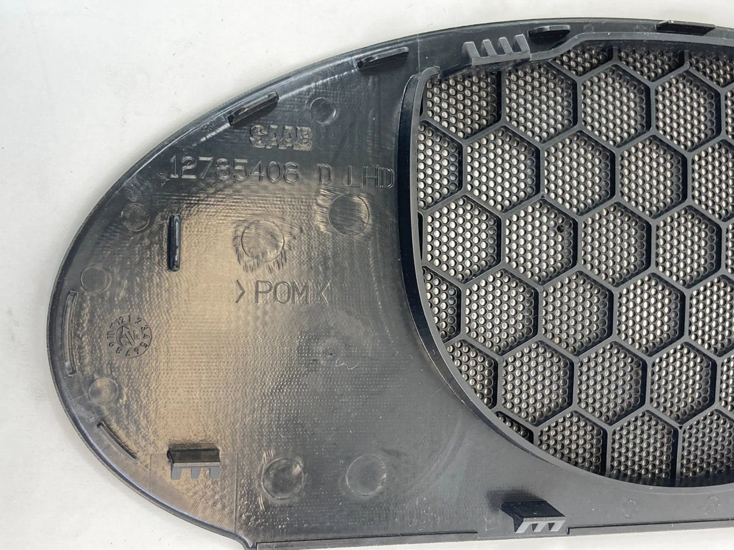03-06 SAAB 9-3 93 FRONT CENTER DASH SPEAKER GRILL GRILLE COVER TRIM 12785408 OEM