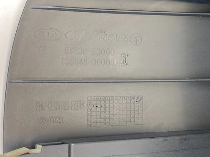 2011-2014 HYUNDAI SONATA SPEEDOMETER CLUSTER VISOR TRIM BEZEL 84830-3S000 OEM