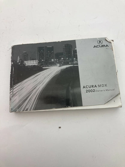 02 2002 ACURA MDX OWNER'S MANUAL GUIDE BOOK OEM