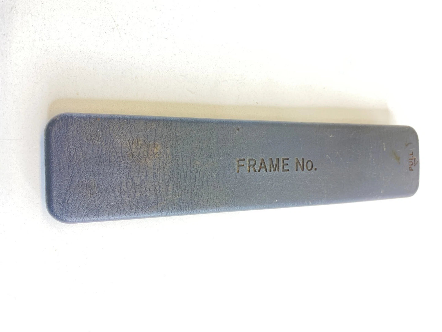 200-2005 TOYOTA RAV4 FLOOR FRAME NUMBER ACCESS TRIM CAUTION PLATE COVER OEM