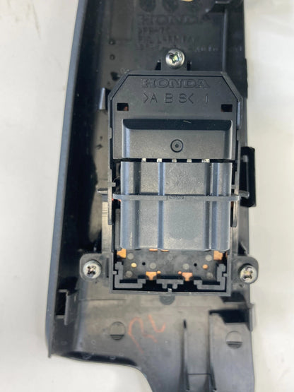 06-11 HONDA CIVIC REAR LEFT SIDE DOOR WINDOW SWITCH W/ BEZEL 35760SNAJ030 OEM