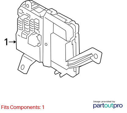 2009-2011 KIA BORREGO DASH INSTRUMENT PANEL FUSE RELAY BOX 91955-2J220 OEM