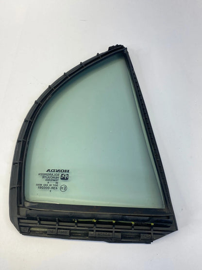 2006-2011 HONDA CIVIC QUARTER WINDOW VENT GLASS REAR LEFT OEM FACTORY 43R-000261