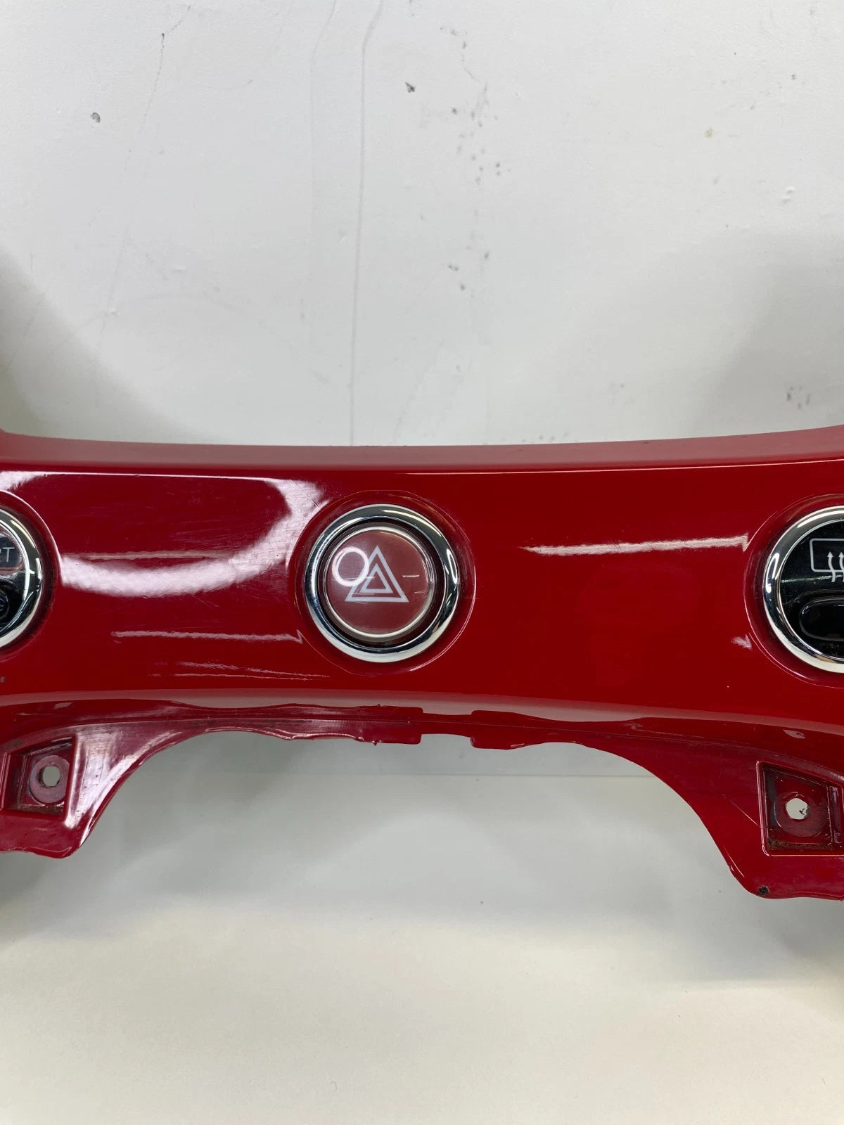 2012-2015 Fiat 500 Dash Trim Bezel Panel With Air Vent & Switches 1SC361R1AC OEM