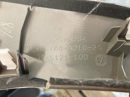 09-11 Acura TL Left Center Console Bezel Trim Molding Cover Panel 77298TK4A010