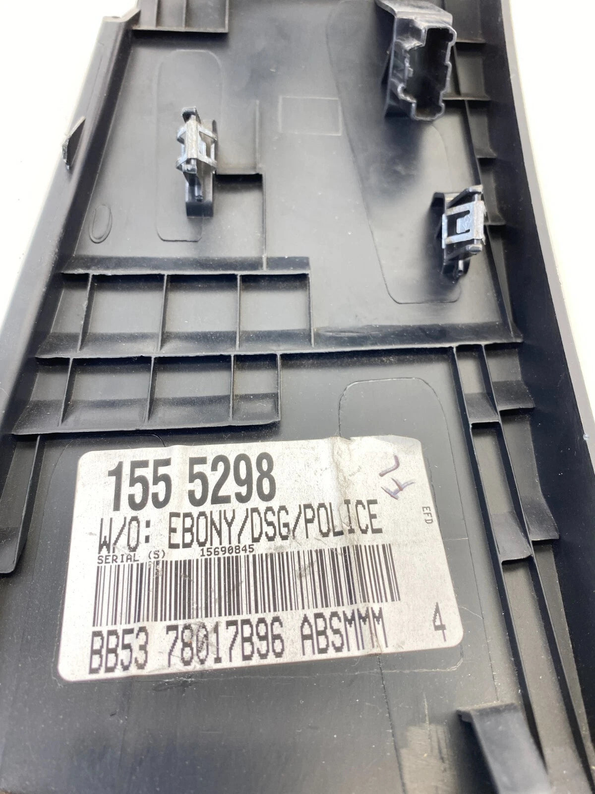 2016-2019 FORD POLICE INTERCEPTOR UTILITY DASH SWITCH BEZEL TRIM BB53-78017B96