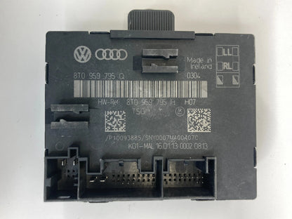 2013-2016 AUDI A4 REAR LEFT SIDE DOOR LOCKING CONTROL MODULE 8T0-959-795-Q