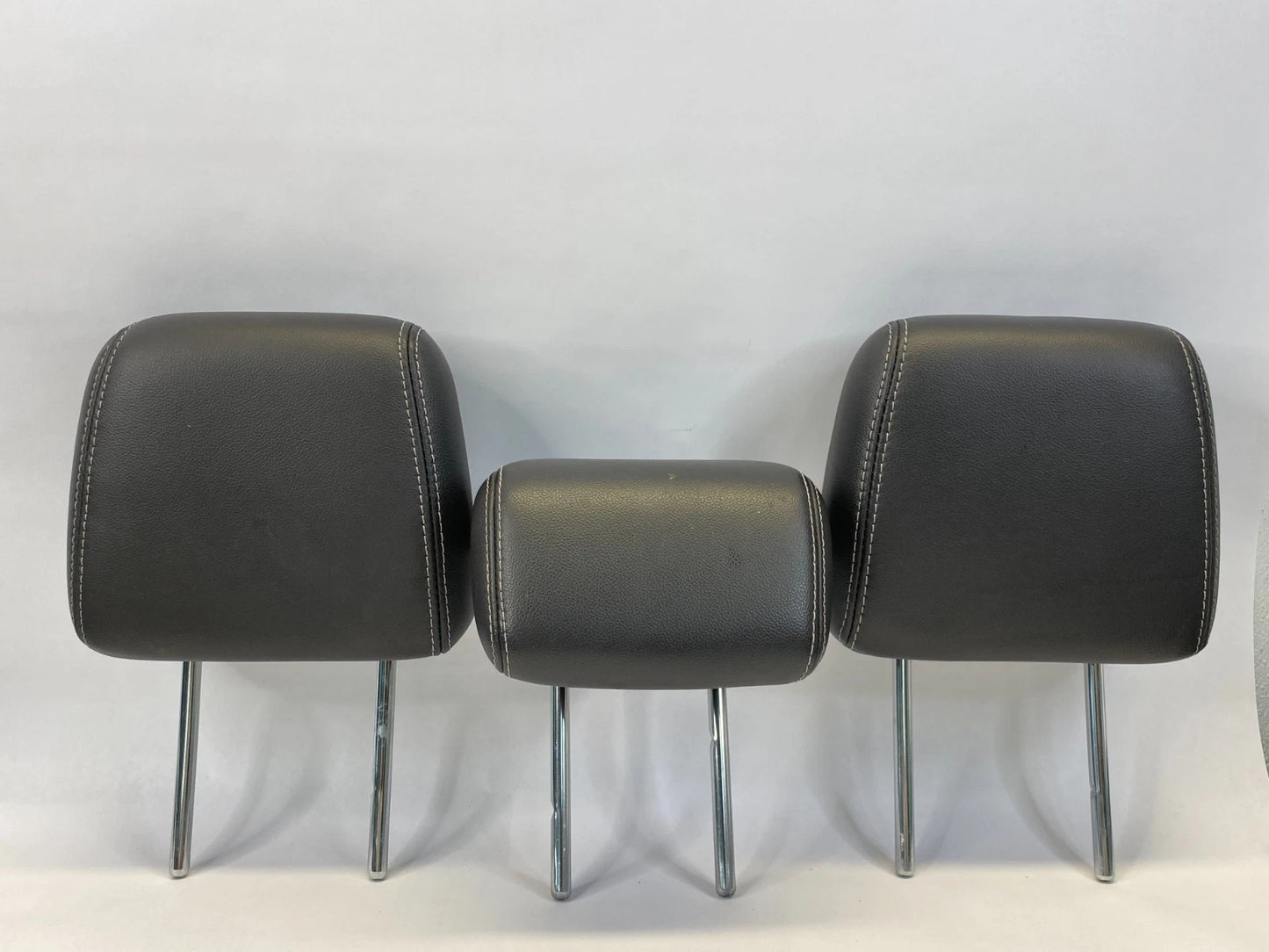 12-14 FORD FOCUS SEDAN REAR SEAT HEADREST SET LEFT RIGHT MIDDLE 3PC BLACK OEM