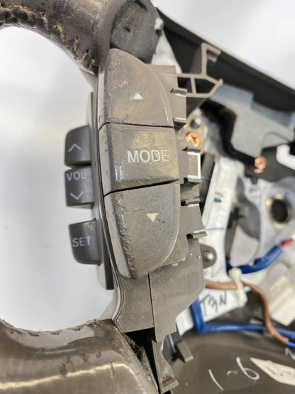 2004 2005 2006 LEXUS LS430 STEERING WHEEL W/ CRUISE CONTROLS SWITCH GRAY WOOD