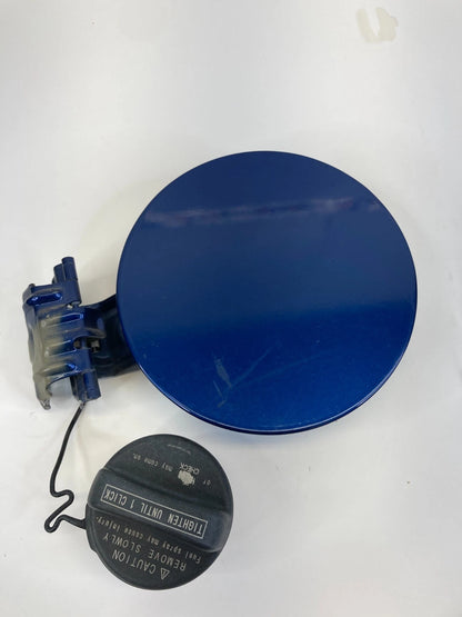 2010-2015 TOYOTA PRIUS FUEL GAS TANK DOOR LID COVER WITH CAP BLUE METALLIC OEM