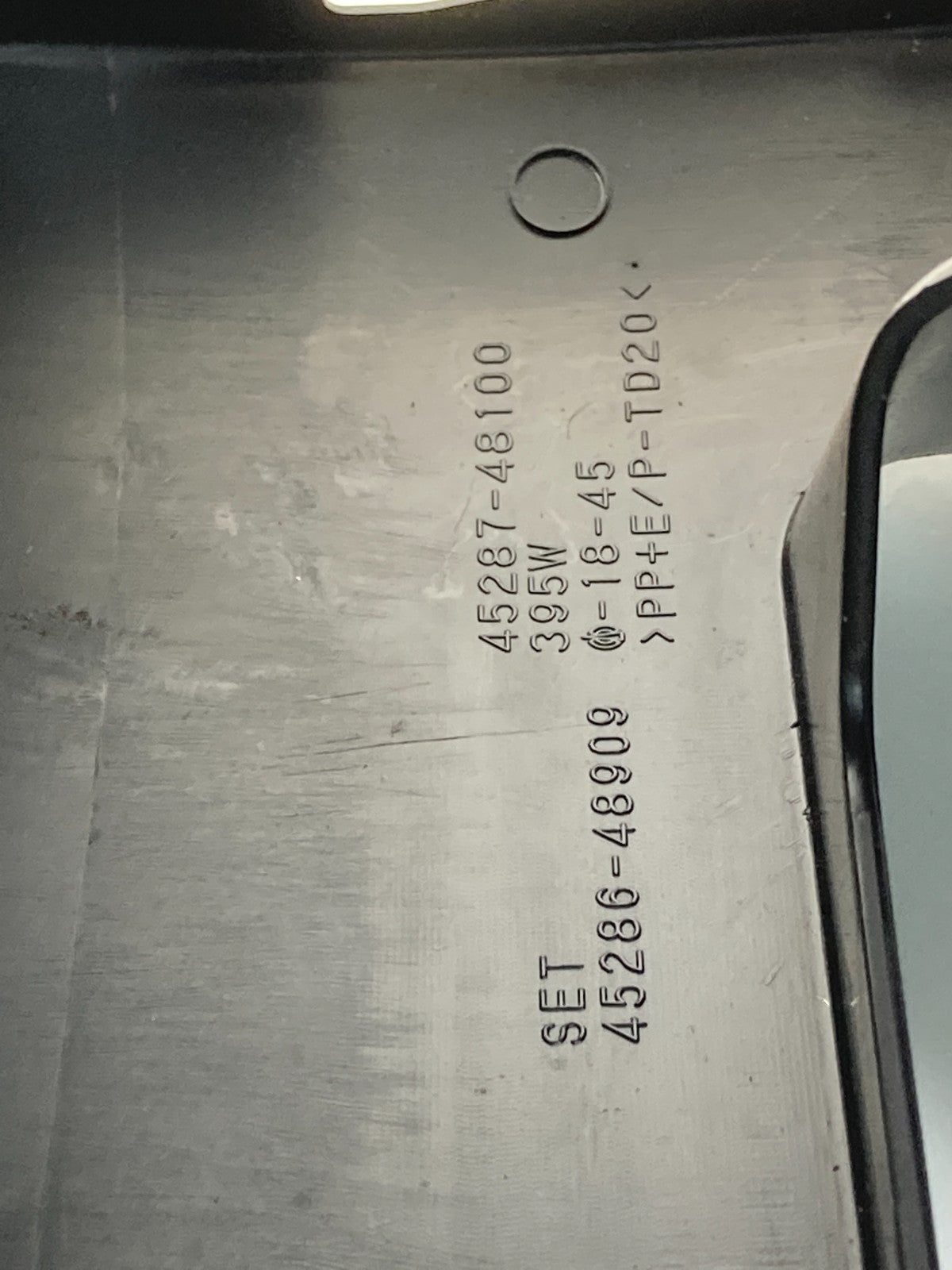 2008-2013 Toyota Highlander Steering Column Upper & Lower Cover Shroud Trim OEM