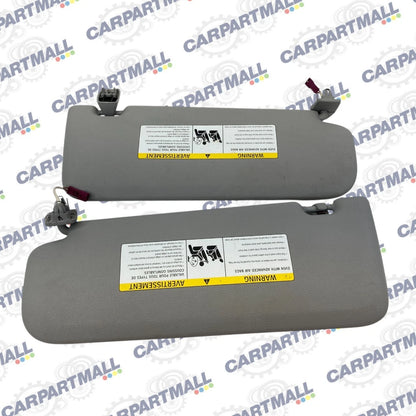 2011-2017 BMW X3 SUNVISOR SUN VISOR SHADE LEFT RIGHT SET PAIR W/ CLIPS OEM