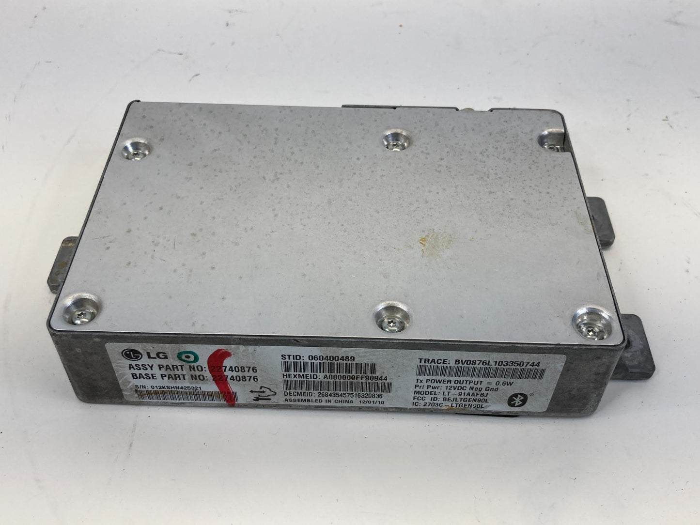 2011 GMC Terrain Equinox Communication OnStar Bluetooth Control Module 22740876