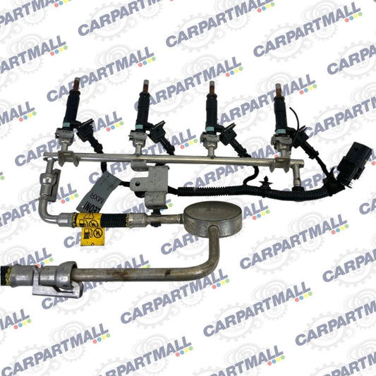 12-18 CHEVY SONIC 11-15 CRUZE 1.8L ENGINE FUEL INJECTION RAIL W/ INJECTORS ASSY