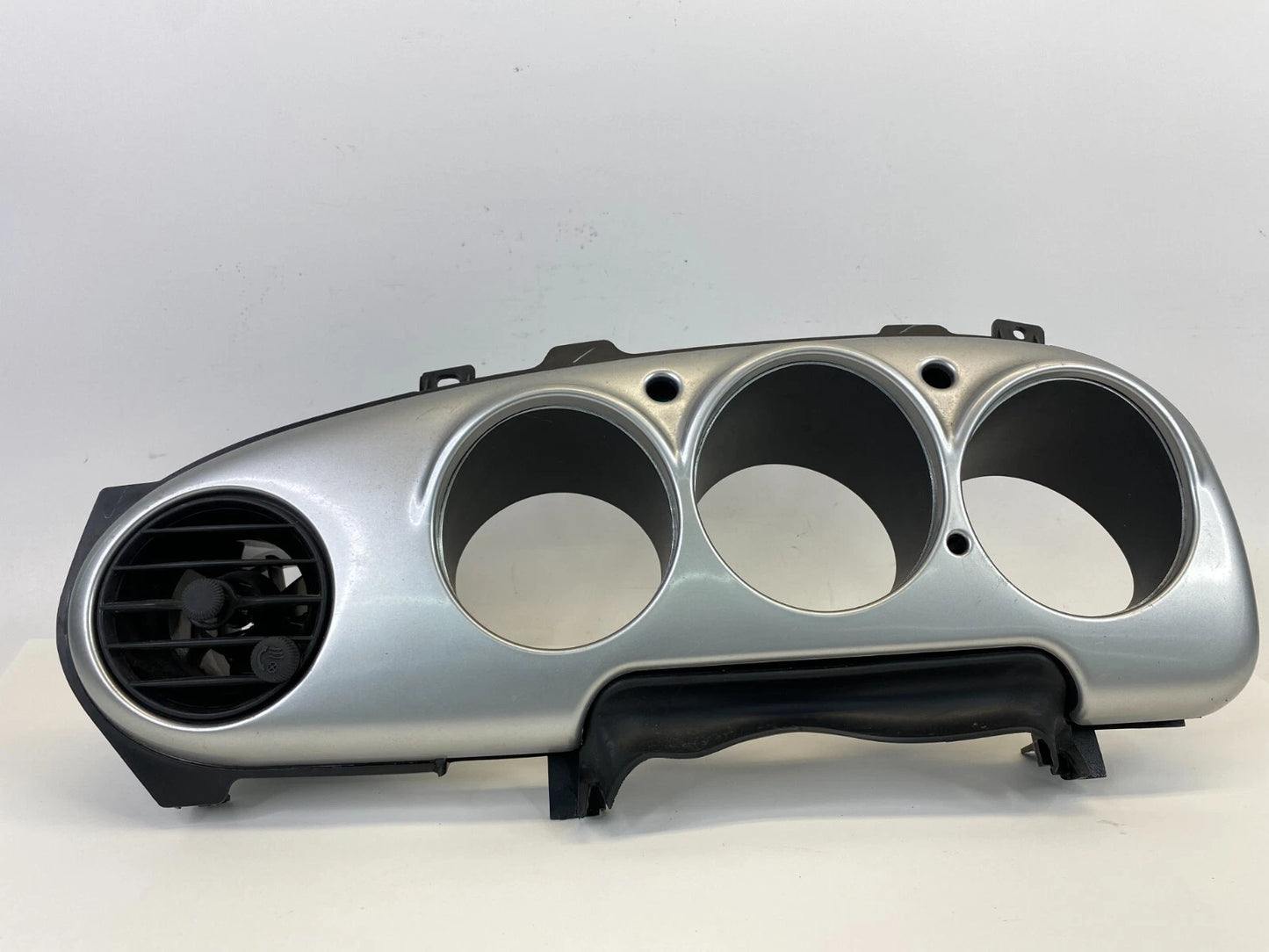 2001-2005 CHRYSLER PT CRUISER DASH SPEEDOMETER CLUSTER BEZEL SILVER 0SD34TRMA