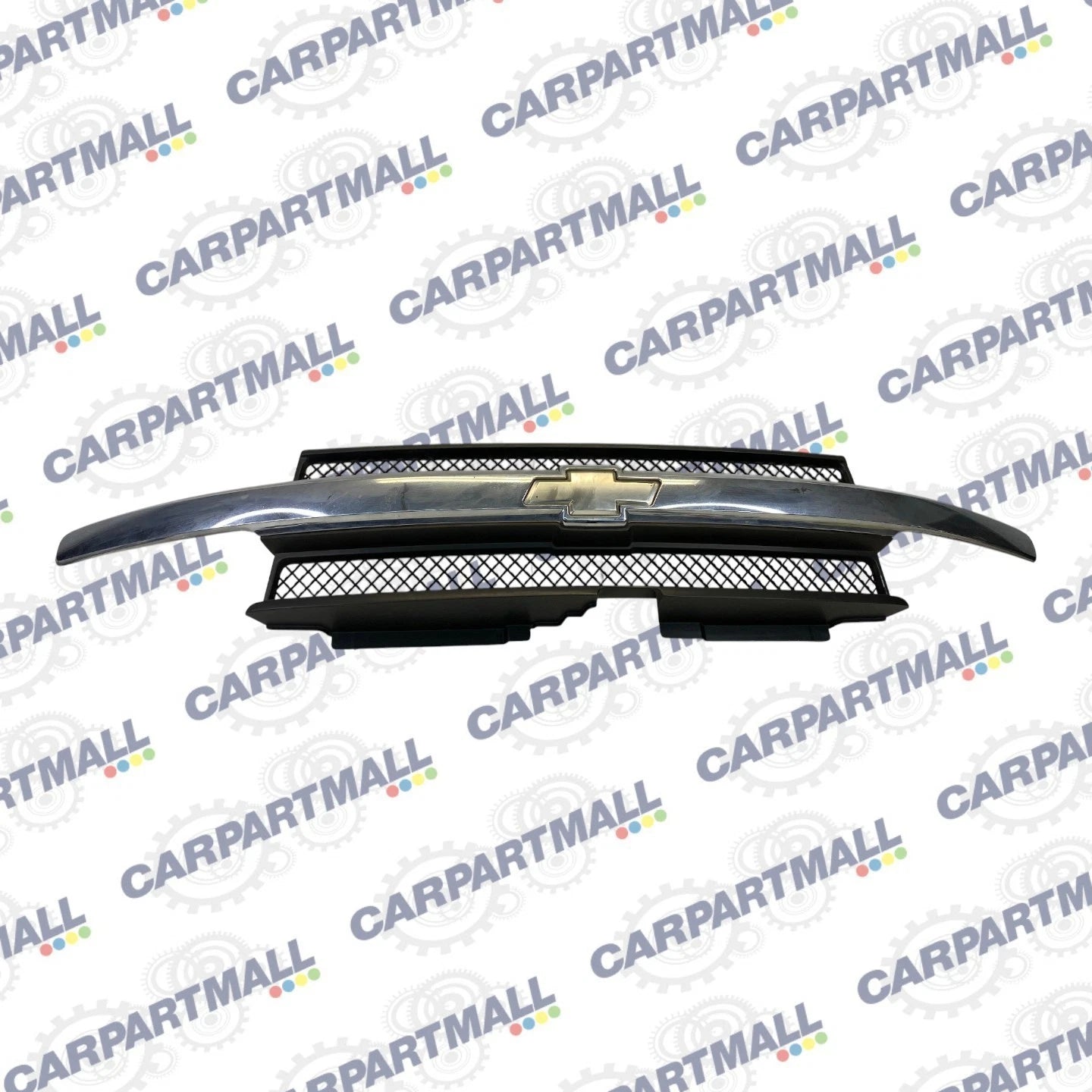 2002-2008 CHEVROLET TRAILBLAZER FRONT GRILLE W/ EMBLEM CHROME 10358107 OEM