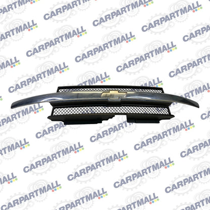 2002-2008 CHEVROLET TRAILBLAZER FRONT GRILLE W/ EMBLEM CHROME 10358107 OEM