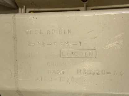 2007 2008 LINCOLN MKZ REAR CENTER CONSOLE BIN COVER PANEL TRIM 1138320-AA