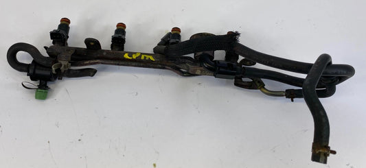 2001-2005 HONDA CIVIC 1.7L FUEL INJECTORS SET OF 4 WITH FUEL RAIL ASSEMBLY OEM