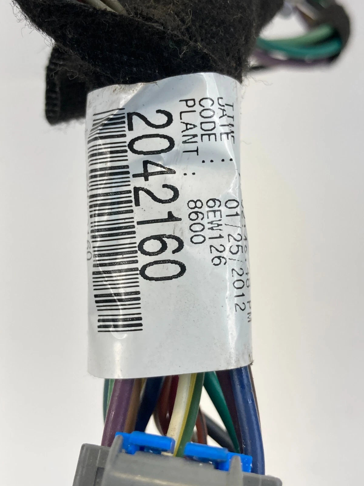 2006-2013 CHEVROLET IMPALA FRONT RIGHT PASSENGER DOOR PANEL HARNESS WIRE WIRING
