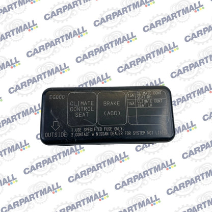 2006-2010 INFINITI M35 ENGINE COMPARTMEN FUSE BOX LID UPPER COVER ASSY OEM