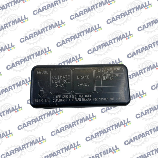 2006-2010 INFINITI M35 ENGINE COMPARTMEN FUSE BOX LID UPPER COVER ASSY OEM