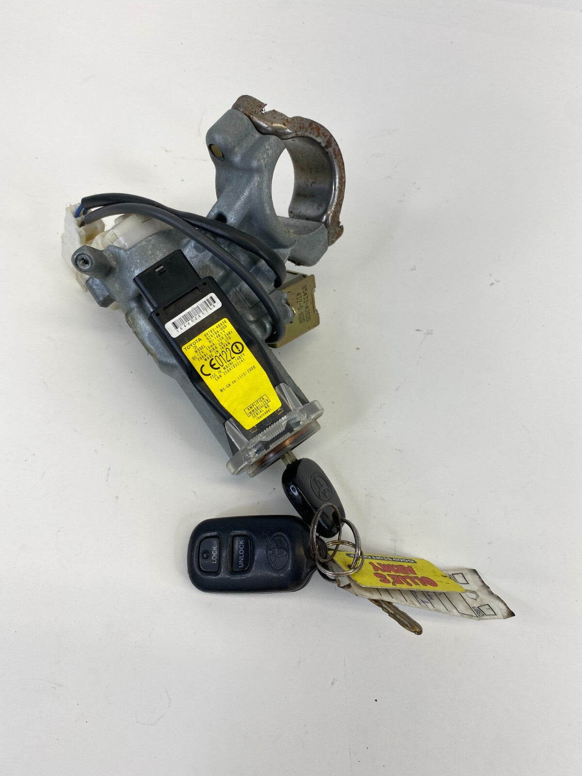 2001-2003 Toyota Highlander Ignition Switch Lock Cylinder & Key 89783-48030 OEM