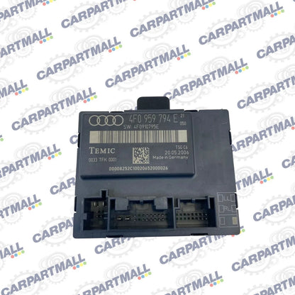 2006 2007 AUDI A6 QUATTRO RR REAR RIGHT SIDE DOOR CONTROL MODULE OEM 4F0959794E