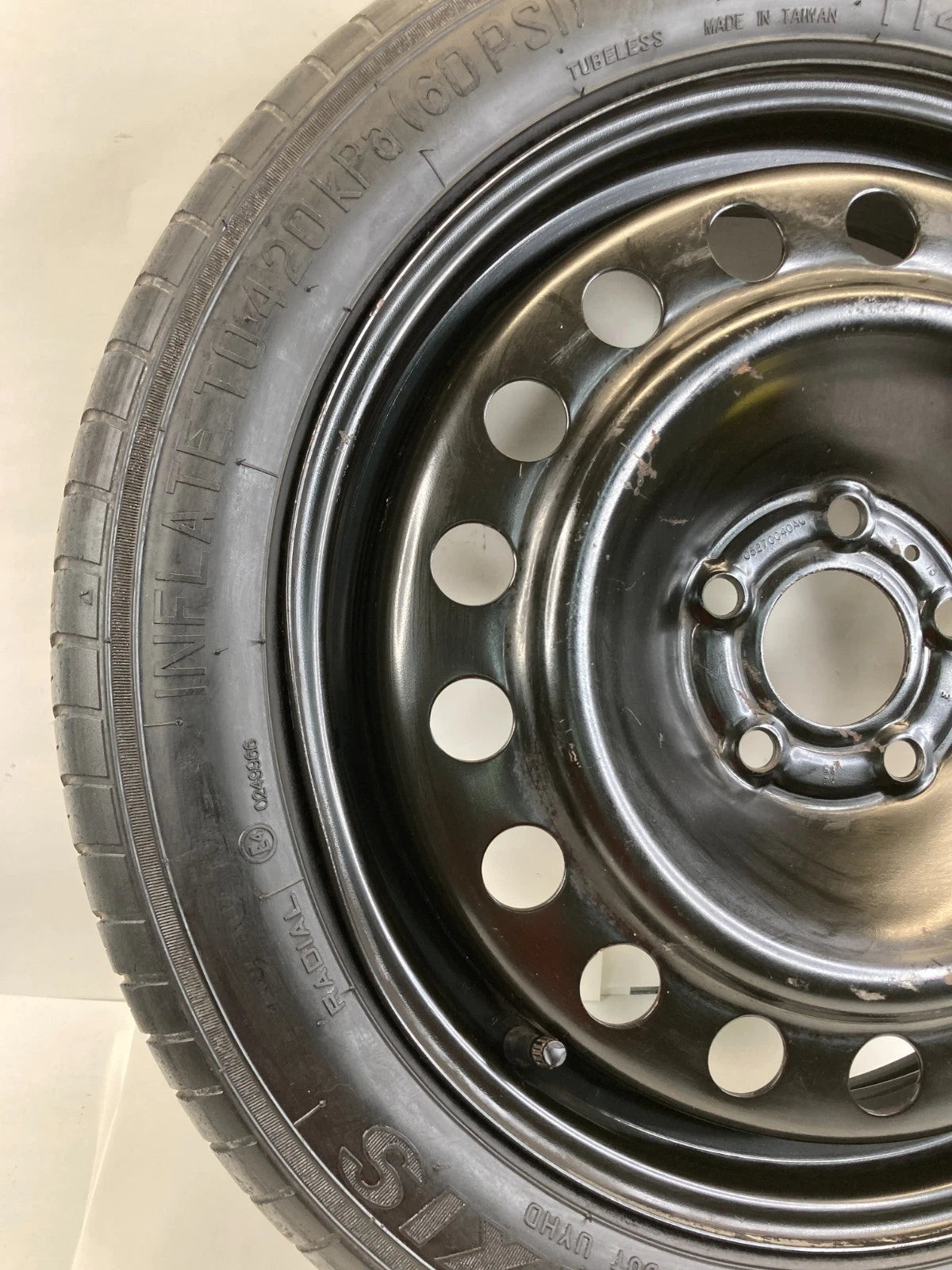 2015-2017 CHRYSLER 200 EMERGENCY SPARE TIRE WHEEL COMPACT DONUT T145/70R17 106M