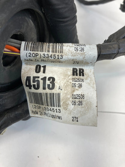 2006 2007 BUICK LUCERNE REAR RIGHT DOOR PANEL WIRE WIRING HARNESS 20P334513 OEM