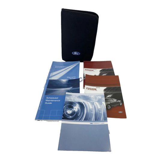 2010 FORD FUSION OWNERS MANUAL USER GUIDE SET WITH CASE WARRANTY OEM FACTORY