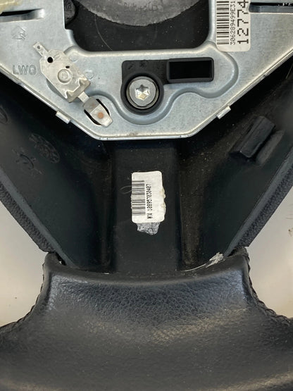 2005-2011 SAAB 9-3 STEERING WHEEL W/ AUDIO CONTROL LEATHER BLACK 12774365
