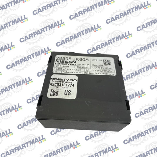 2007 2008 INFINITI G35 2008-2013 G37 THEFT KEYLESS CONTROL MODULE 28595-JK60A