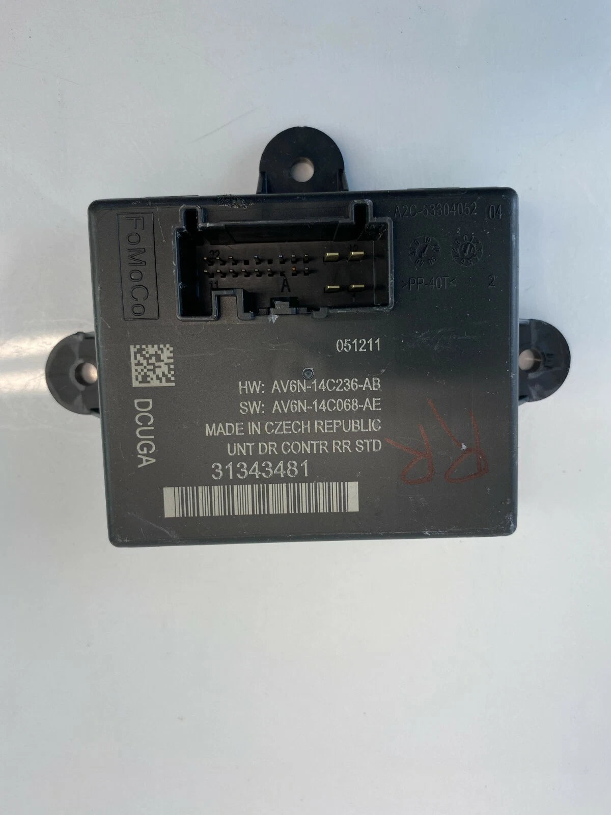 2011 2012 2013 VOLVO S60 REAR RIGHT SIDE DOOR CONTROL MODULE UNIT 31343481 OEM