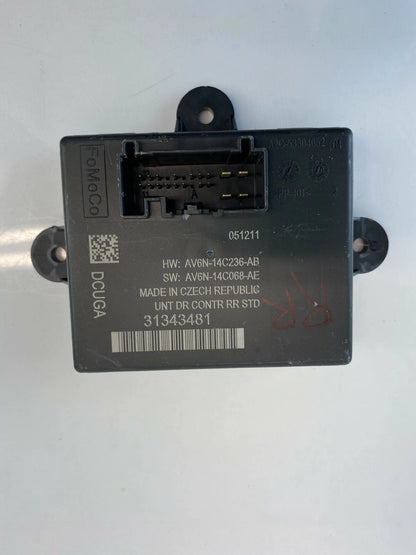 2011 2012 2013 VOLVO S60 REAR RIGHT SIDE DOOR CONTROL MODULE UNIT 31343481 OEM