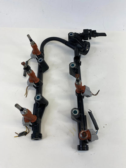 2007-2009 LEXUS RX350 3.5L ENGINE FUEL RAIL W/ INJECTOR INJECTORS SET OF 5 OEM