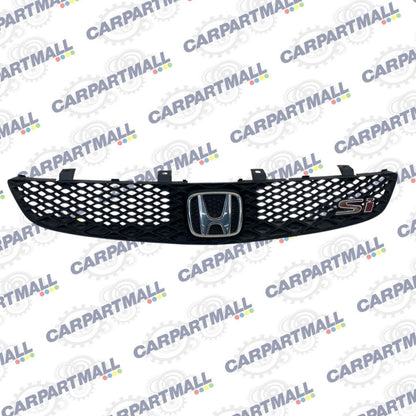 2002 2003 Honda Civic Si Hatchback Front Bumper Grill Grille W/ Emblem OEM