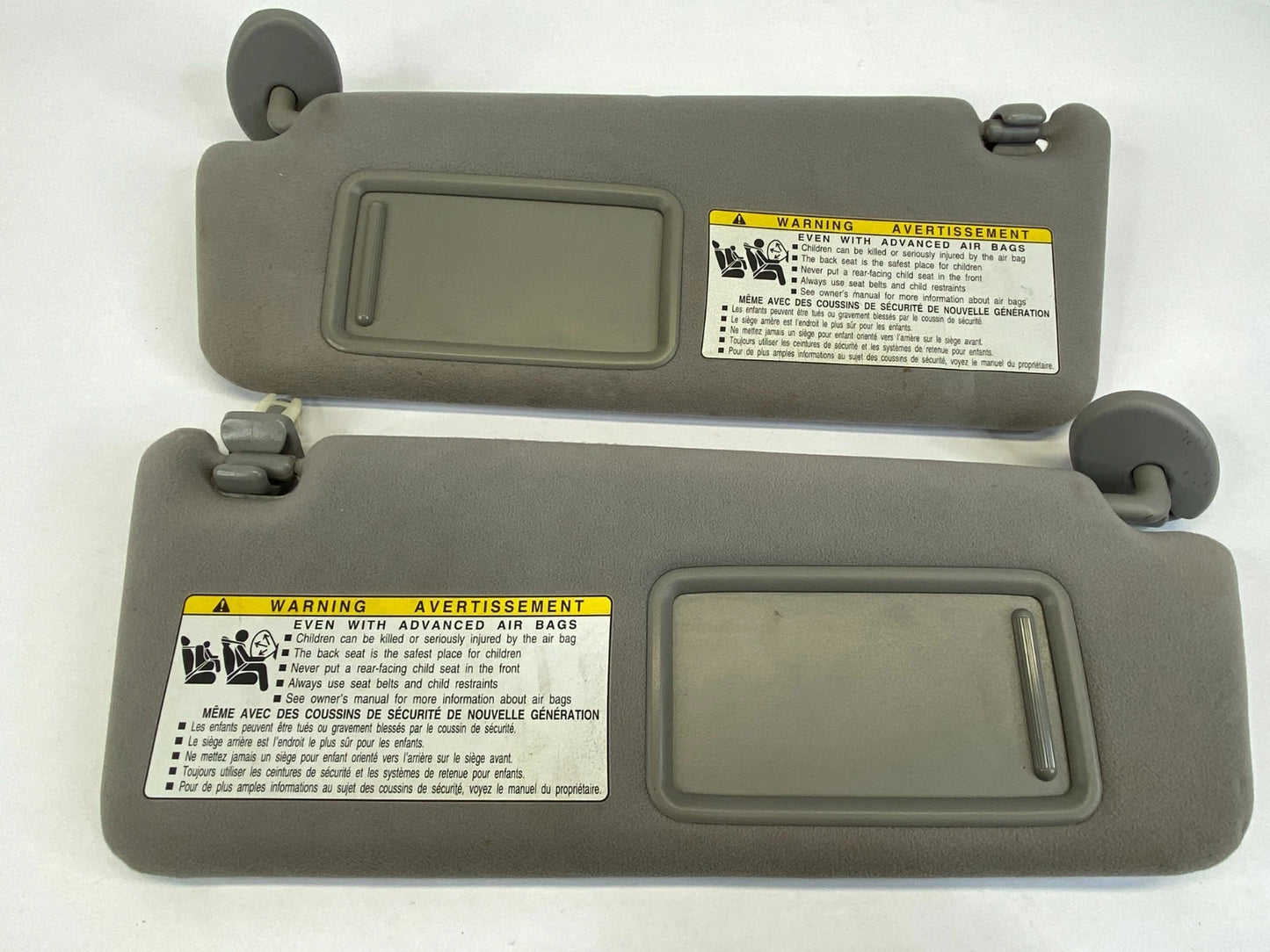 2007-2011 LEXUS GS350 ROOF LEFT & RIGHT SUNVISOR SUN VISOR SHADE PAIR SET