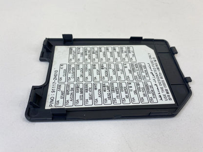 2007-2010 HYUNDAI ELANTRA INTERIOR DASH FUSE BOX COVER PANEL TRIM 84716-2H600