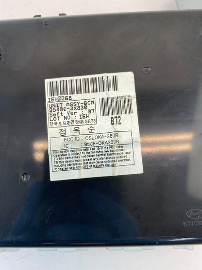 2011 2012 2013 Hyundai Elantra Body Computer Control Module BCM BCU 95400-3X830