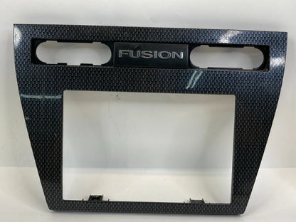 2006-2009 FORD FUSION CENTER DASH RADIO BEZEL TRIM PANEL COVER OEM 6E535404302