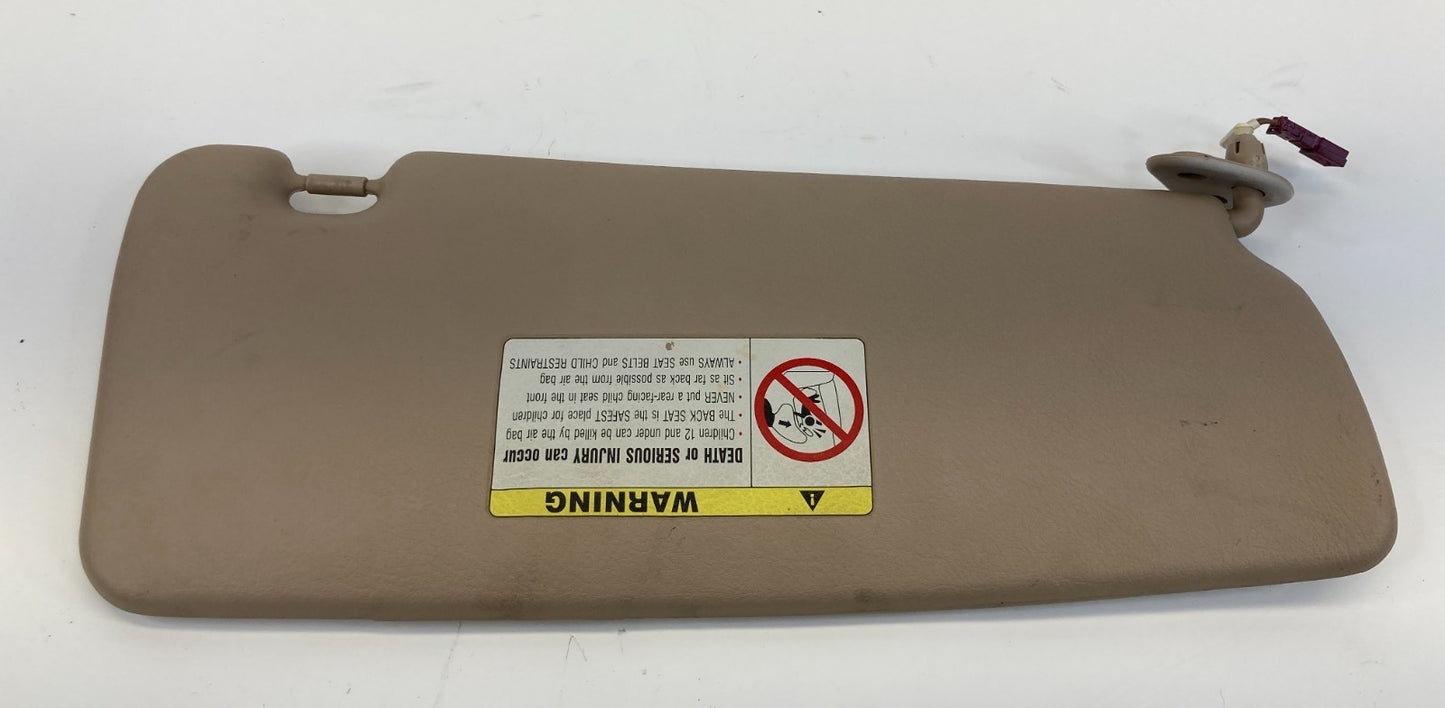 99 00 BMW 323i 01-05 325i Left Driver Side Sunvisor Sun Visor Shade w/ Mirror