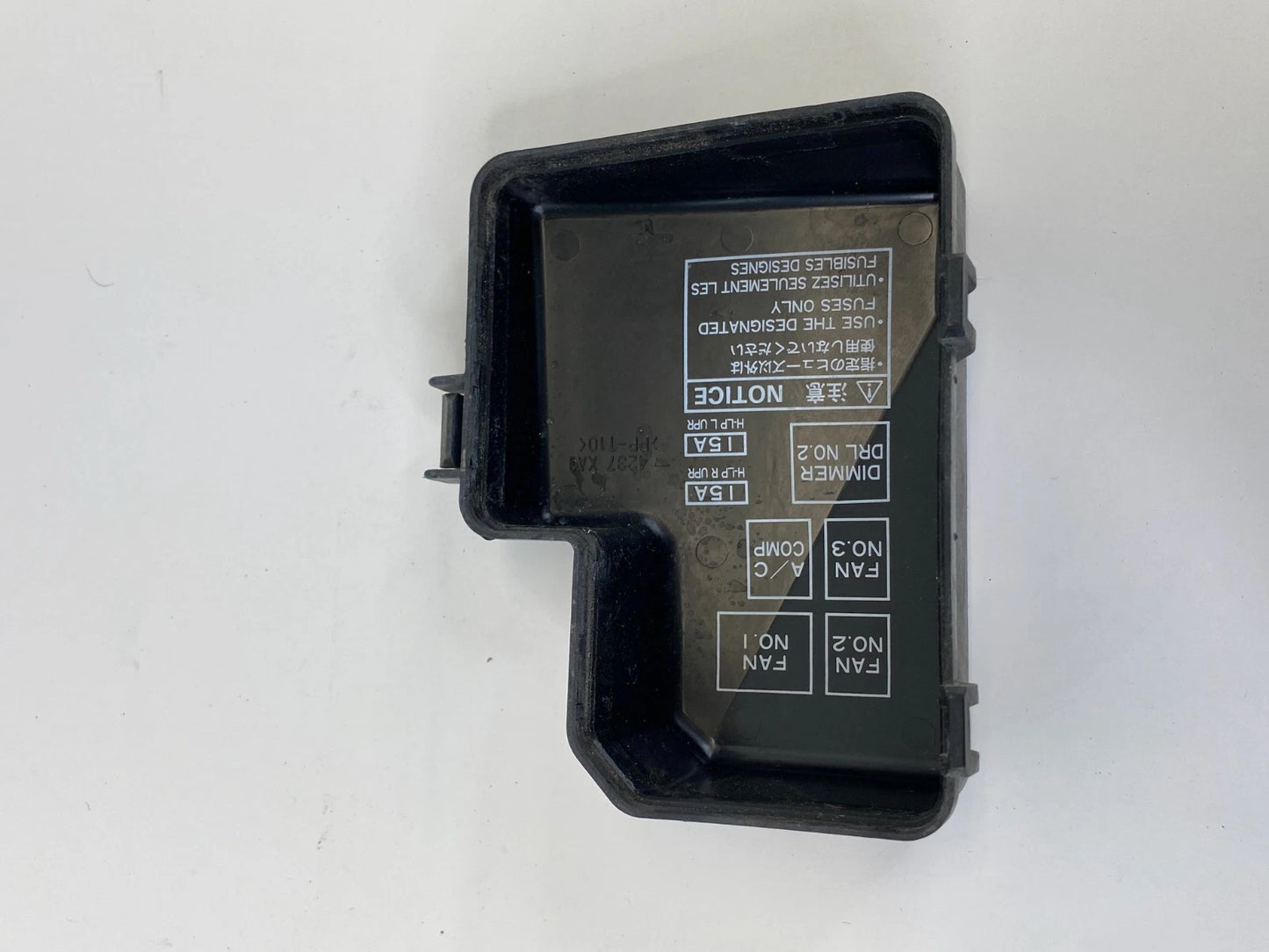 1998-2005 LEXUS GS300 FUSE BOX RELAY BLOCK COVER PANEL UNDER BONNET 4237-XA1 OEM