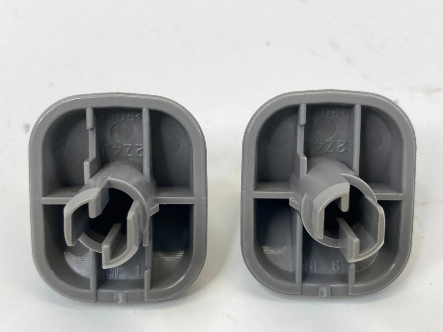 2008-2012 HONDA ACCORD ROOF SUN VISOR CLIP HOLDER BRACKET PAIR SET OEM