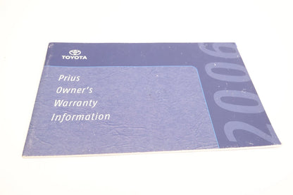 2006 TOYOTA PRIUS OWNERS MANUAL NAVIGATION SYSTEM MAINTENANCE GUIDE SET W/ CASE