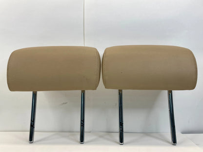 04-10 BMW 525I 530I REAR LEFT & RIGHT SEAT HEADREST HEAD REST PAIR SET OEM