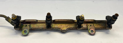 2003-2007 HONDA ACCORD 2.4L FWD A/T ENGINE FUEL INJECTION RAIL W/ INJECTOR OEM