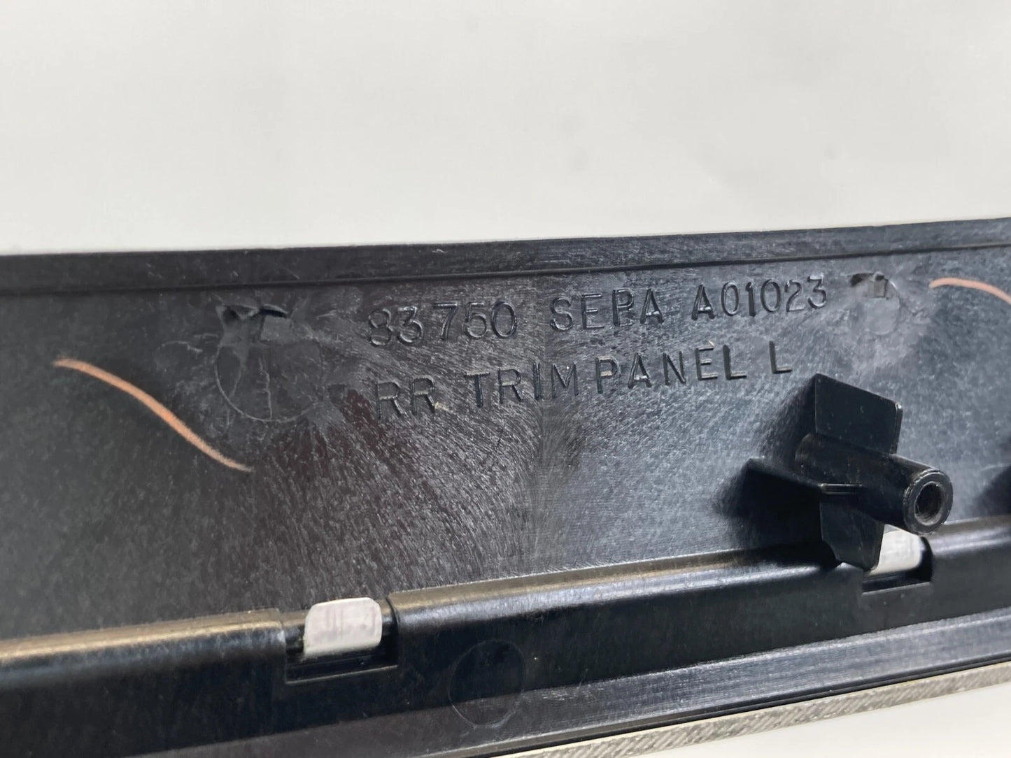 04-08 ACURA TL REAR LEFT SIDE INTERIOR DOOR PANEL TRIM MOLDING 83750-SEPA-A01023